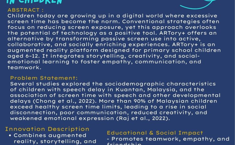  ARTory+: Augmented Reality for Social, Emotional & Creative Growth in Children